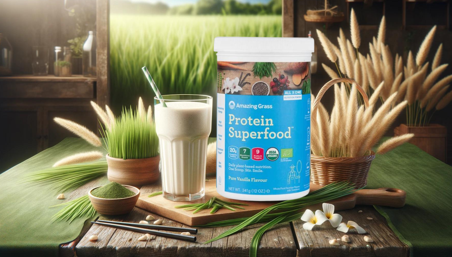 Discover the Complete Protein Source: Amazing Grass Protein Superfood Pure Vanilla