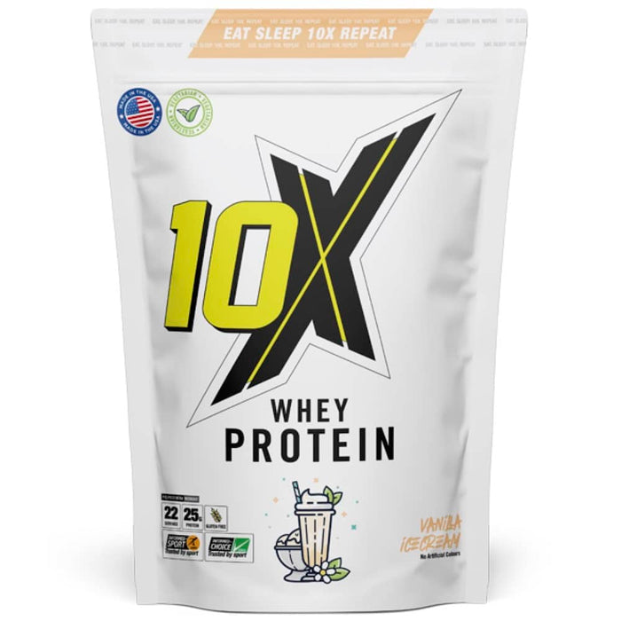 10X Athletic Whey Protein 700g - Vanilla Ice Cream - Health & Personal Care at MySupplementShop by 10X Athletic