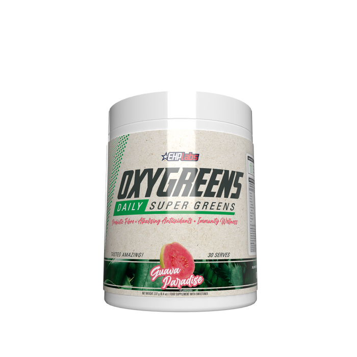 EHP Labs OxyGreens 300g - Guava Paradise - Spirulina at MySupplementShop by EHP Labs