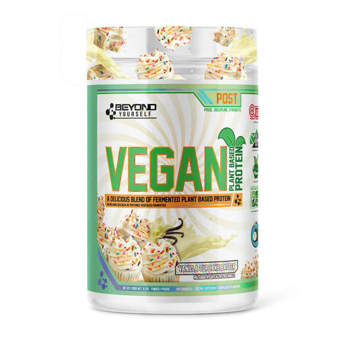 Beyond Yourself Vegan Protein 909g - Vanilla Cupcake Batter - Vegan Protein at MySupplementShop by Beyond Yourself