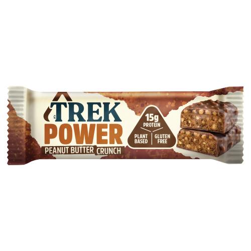 TREK Power Peanut Butter Crunch 16x55g - Health Foods at MySupplementShop by Trek