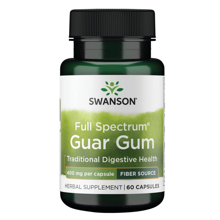 Swanson Full Spectrum Guar Gum, 400mg - 60 caps - Health and Wellbeing at MySupplementShop by Swanson