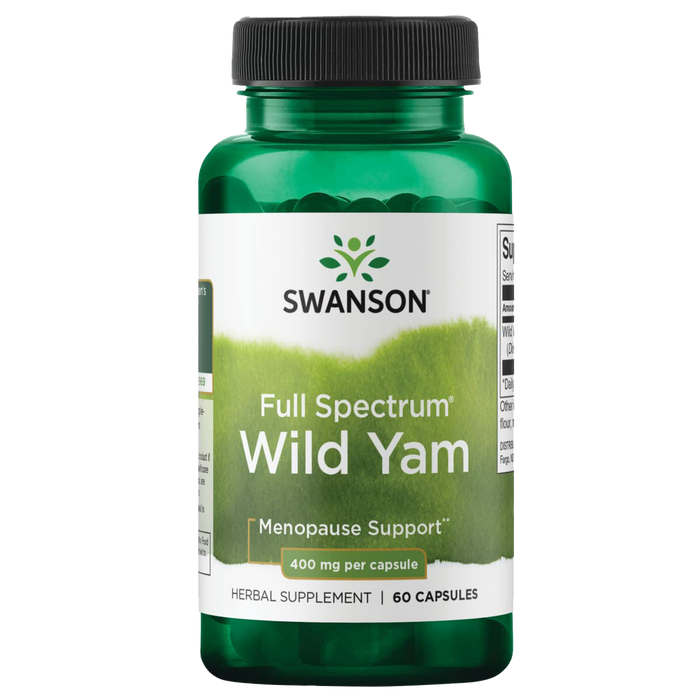 Swanson Full Spectrum Wild Yam, 400mg - 60 caps