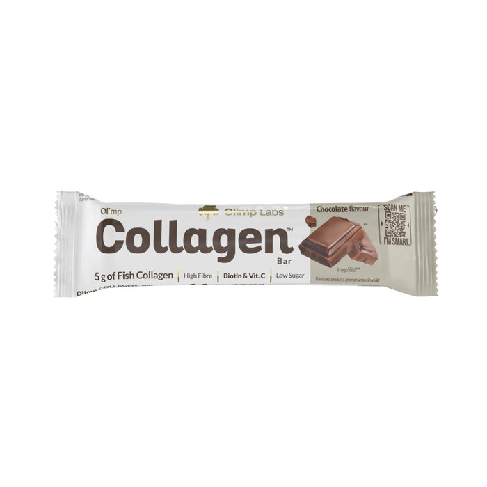 Olimp Nutrition Collagen Bar, Chocolate (EAN 5901330094019) 25 x 44g - Nutrition Bars at MySupplementShop by Olimp Nutrition