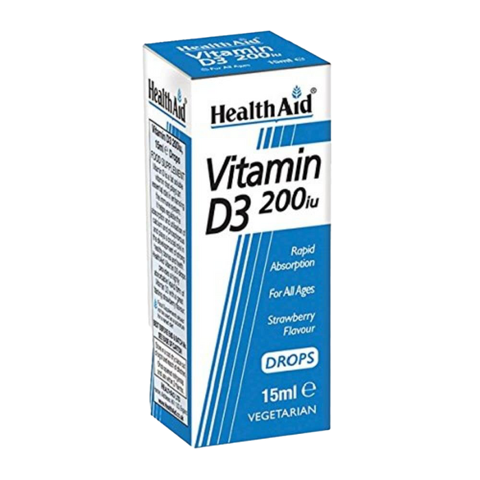 Healthaid Vitamin D3 200Iu Drops - 15ml