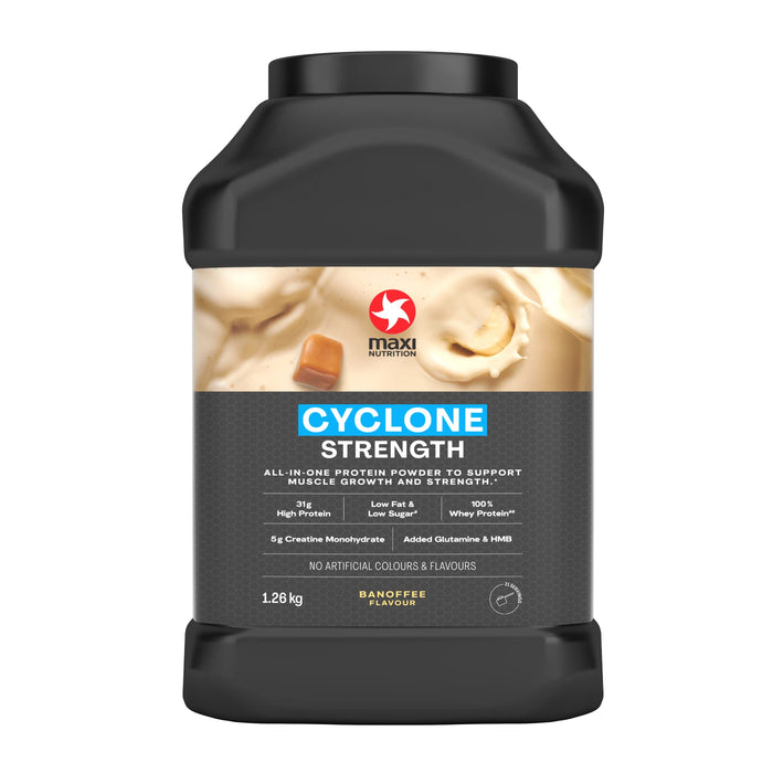 Maxi Nutrition Cyclone Powder 1260g Banoffee - Whey Proteins at MySupplementShop by Maxi Nutrition