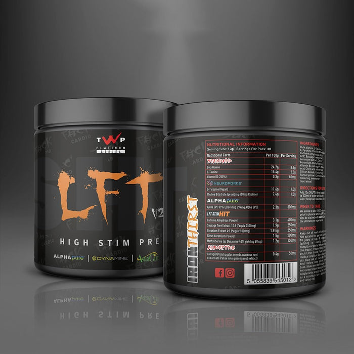 TWP LFT SHT V2 Stim Pre-Workout 390g