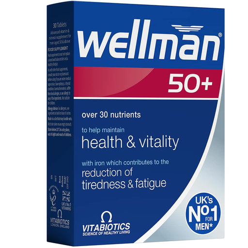 Vitabiotics Wellman 30 Tablets - Men at MySupplementShop by Vitabiotics