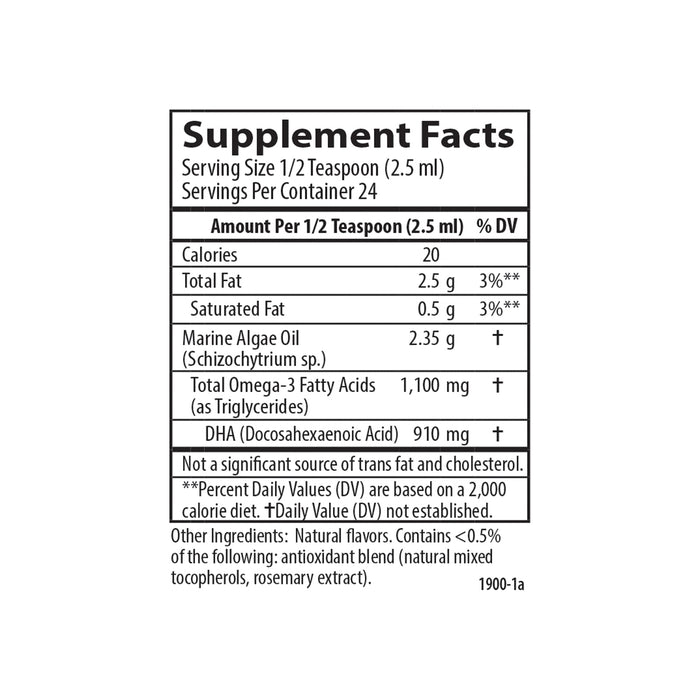 Vegetarian DHA, Natural Lemon - 60 ml. - DHA at MySupplementShop by Carlson Labs