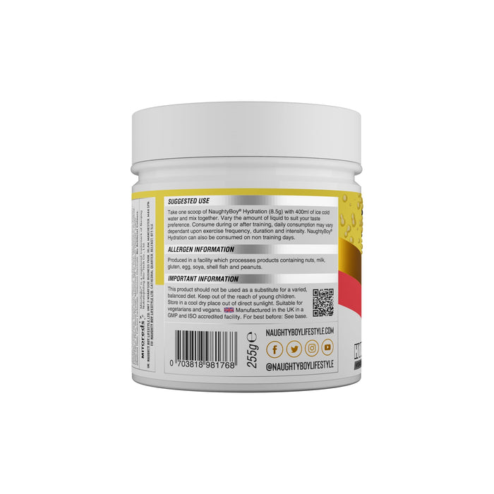 Hydration, Strawberry Mango - 255g - Recovery & Hydration Drinks at MySupplementShop by Naughty Boy