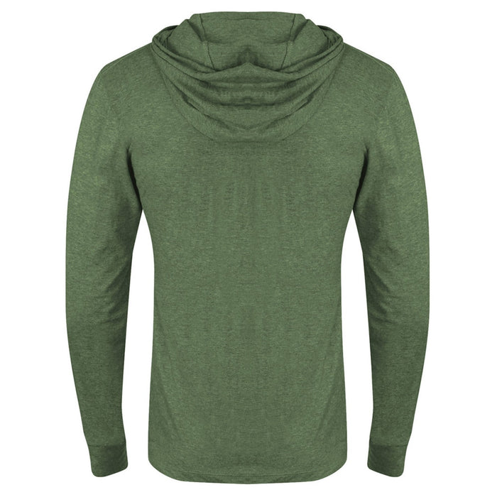 Gold's Gym Long Sleeve Hooded Top - Army Marl