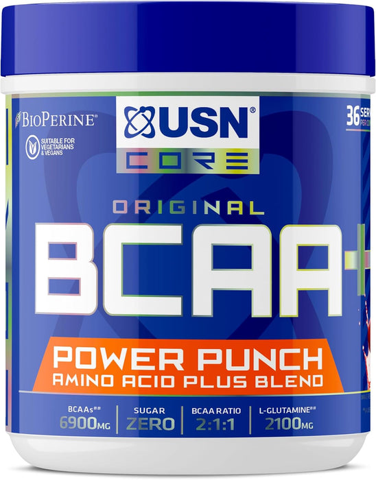 USN BCAA Power Punch+ Powder - BCAAs at MySupplementShop by USN