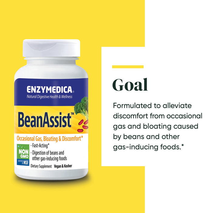 Enzymedica BeanAssist - 30 caps - Nutritional Supplement at MySupplementShop by Enzymedica