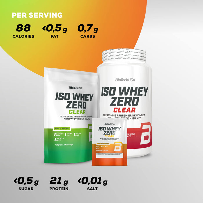 BioTechUSA Iso Whey Zero Clear, Red Berry - 1000g: Refreshing Protein, Berry Burst - Clear Whey Protein at MySupplementShop by BioTechUSA