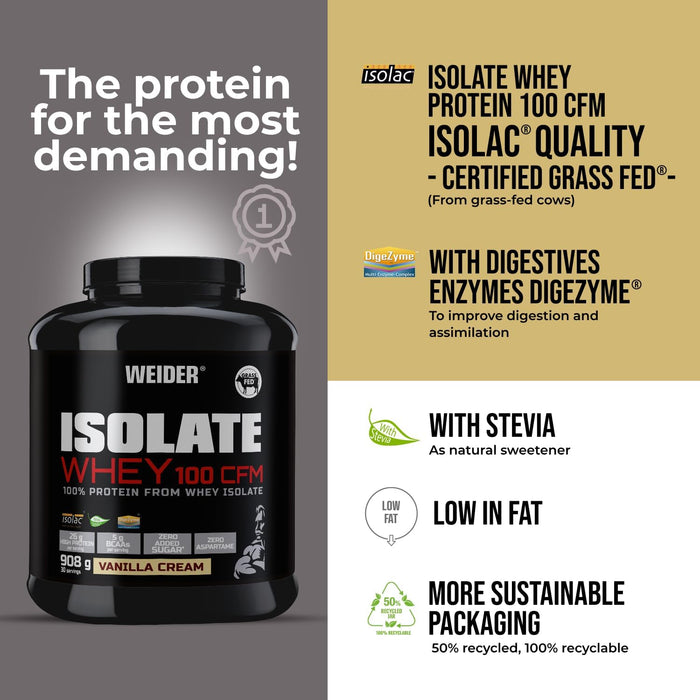 Weider Nutrition Isolate Whey 100 CFM 908g