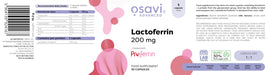 Osavi Lactoferrin, 200mg - 30 caps - Health and Wellbeing at MySupplementShop by Osavi