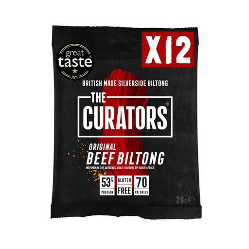 The Curators Beef Biltong 26g x 12 - Jerky at MySupplementShop by THE CURATORS