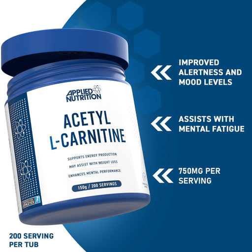 Applied Nutrition Acetyl L-Carnitine - Acetyl-L-Carnitine at MySupplementShop by Applied Nutrition