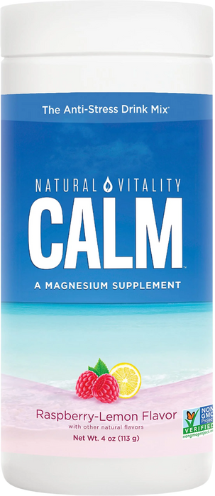 Natural Vitality Calm Magnesium Powder Raspberry Lemon 113g