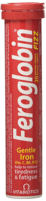 Vitabiotics Feroglobin B12 Effervescent 20 Tablets - Energy & Mind at MySupplementShop by Vitabiotics