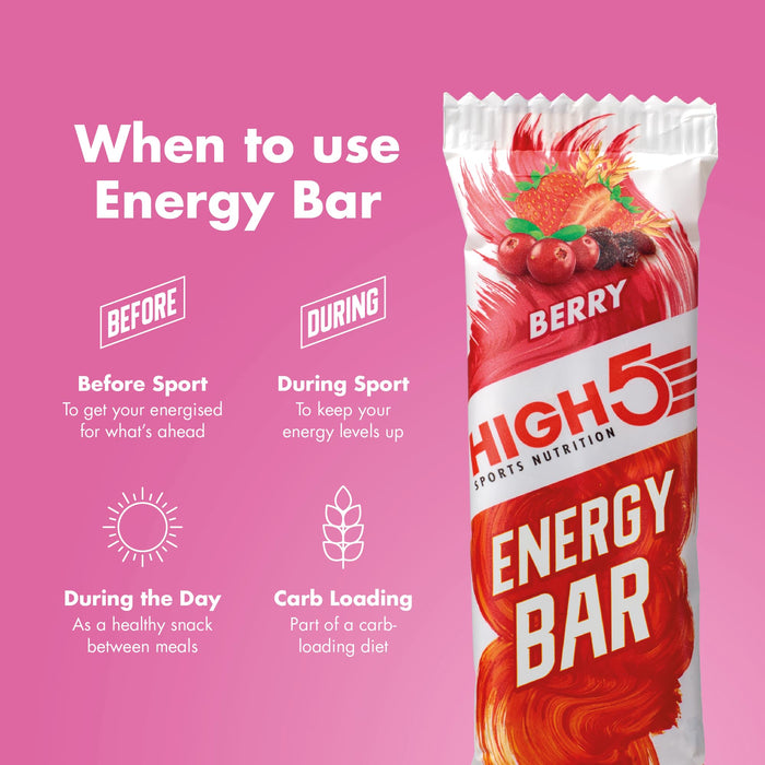 High5 Energy Bar 12 x 55g Bar - Endurance & Energy at MySupplementShop by HIGH5