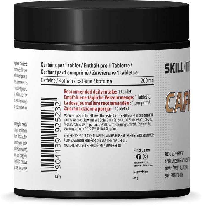 Skill Nutrition Caffeine 120 tabs - Endurance at MySupplementShop by Skill Nutrition