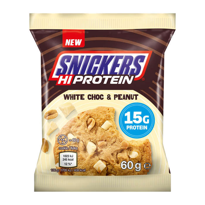 Snickers Protein Cookie 12x60g White Chocolate