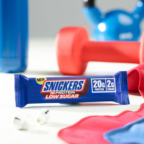 Snickers Low Sugar Snickers Hi-Protein Bar 12x57g - Protein Bar at MySupplementShop by Mars