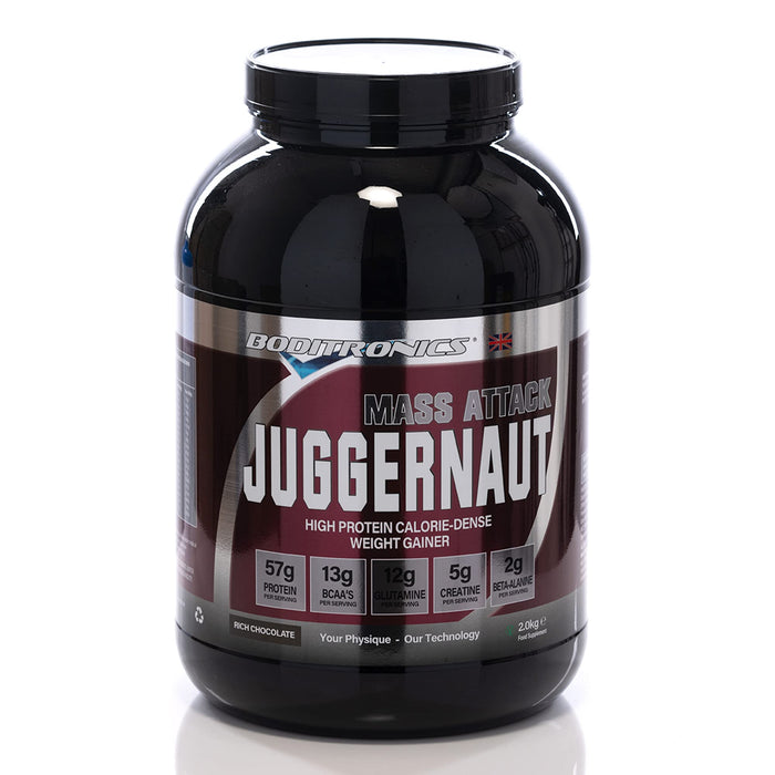 Mass Attack Juggernaut Milk Chocolate 2kg - Sports Nutrition at MySupplementShop by Boditronics