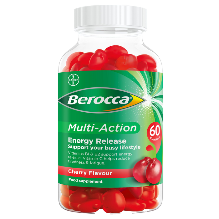 Berocca Multi-Action 60 Gummies Cherry