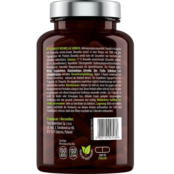 Essensey Boswellia Serrata - 90 caps - Boswellia Serrata at MySupplementShop by Essensey