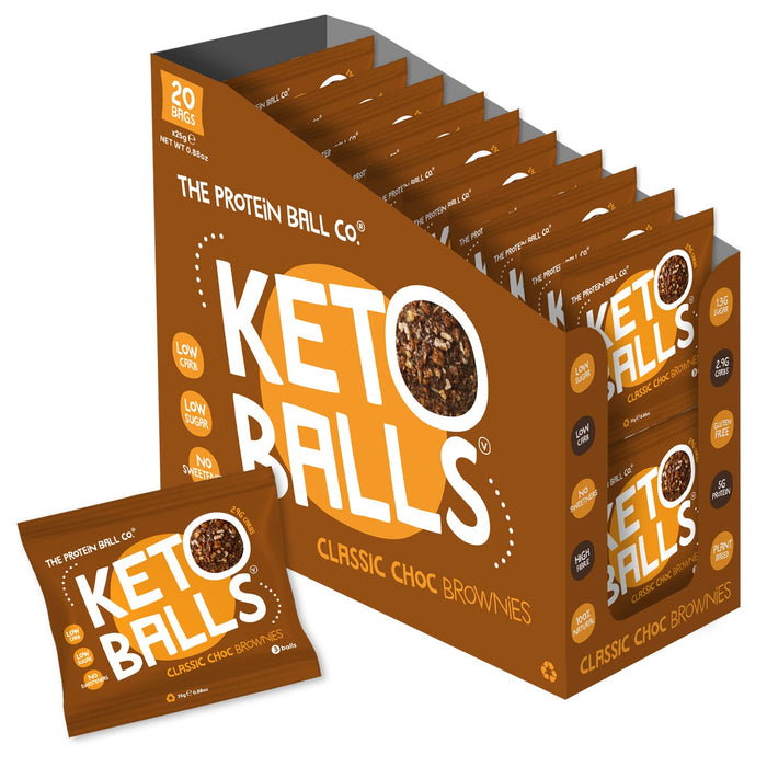 The Protein Ball Co Keto Ball Snack 20x25g - High Protein at MySupplementShop by THE PROTEIN BALL CO