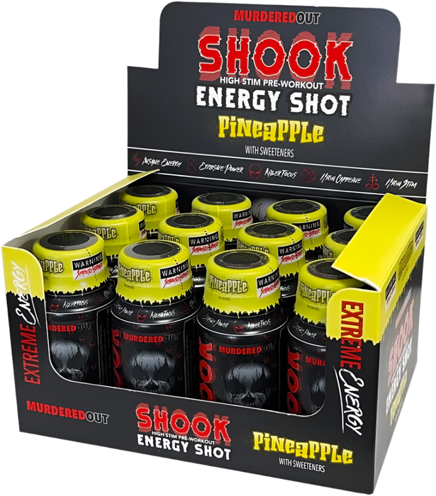 Murdered Out Shook Shot - Pre-Workout Shot 12x60ml