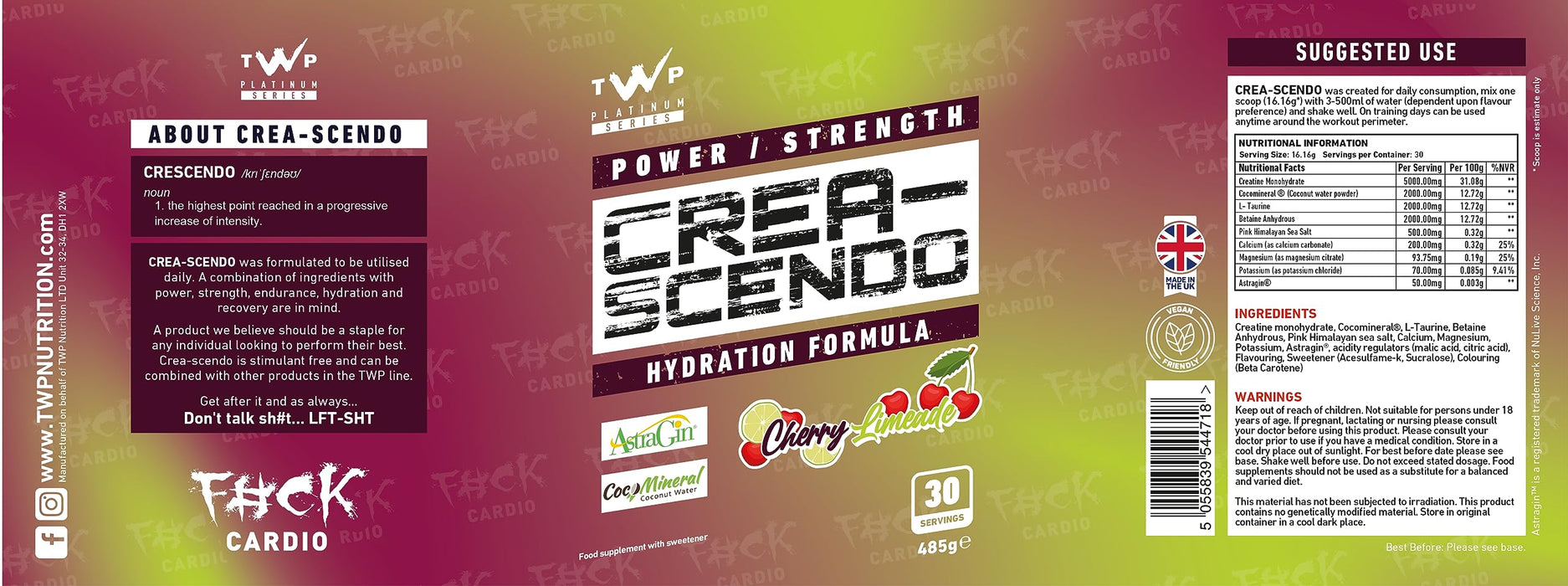 TWP Crea-Scendo 450g - Creatine at MySupplementShop by TWP