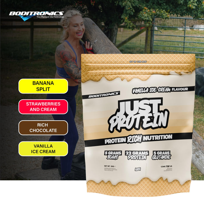 Just Protein Vanilla Sundae 2kg - Sports Nutrition at MySupplementShop by Boditronics