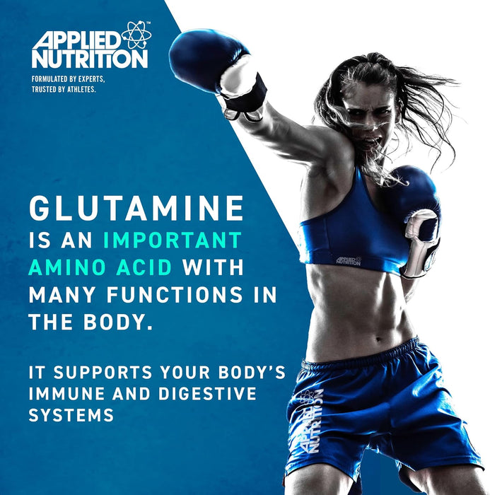 Applied Nutrition L-Glutamine 500g (100 Servings) - L-Glutamine, Glutamine at MySupplementShop by Applied Nutrition