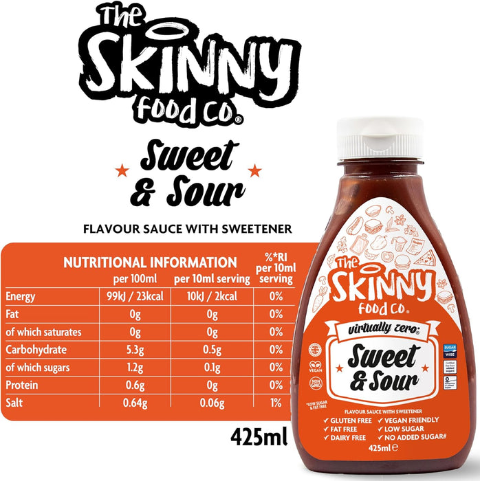 The Skinny Food Co Skinny Sauce 425ml - Zero Sauce at MySupplementShop by The Skinny Food Co