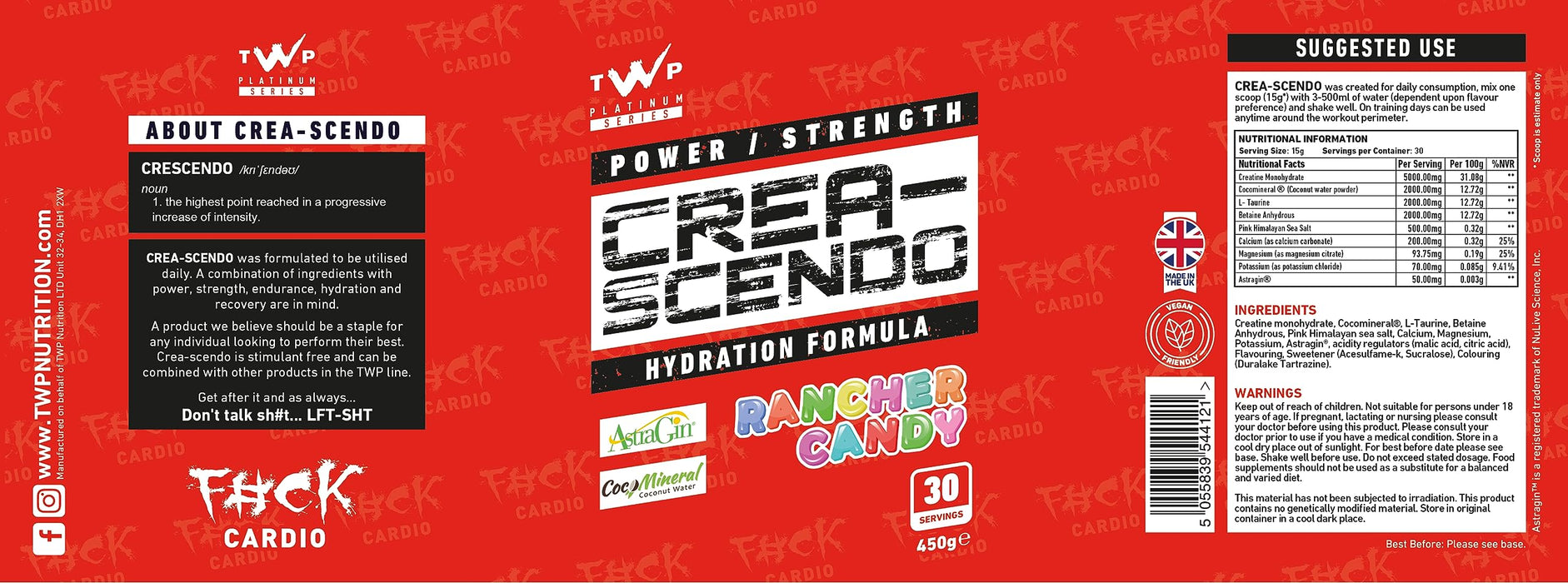 TWP Crea-Scendo 450g - Creatine at MySupplementShop by TWP