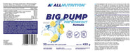 Allnutrition Big Pump Lemon 420g - Pre & Post Workout at MySupplementShop by Allnutrition