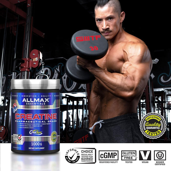 AllMax Nutrition Creatine Pharmaceutical Grade 400g 80 Servings - Creatine Powder at MySupplementShop by AllMax Nutrition