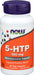 NOW Foods 5-HTP, 100mg - 60 vcaps - Health and Wellbeing at MySupplementShop by NOW Foods