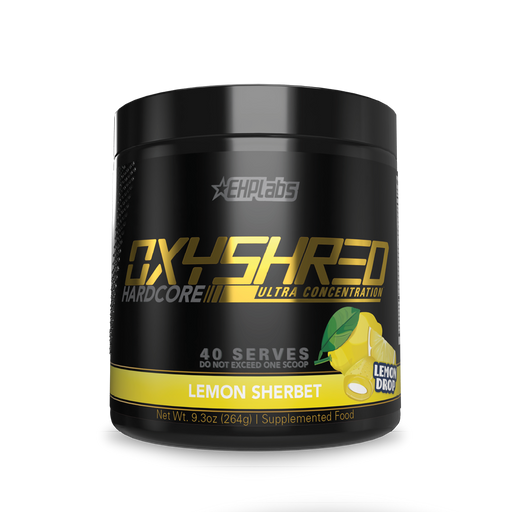 EHP Labs OxyShred Hardcore 40 Servings 275g - Lemon Sherbet - Pre Workout at MySupplementShop by Ehp Labs