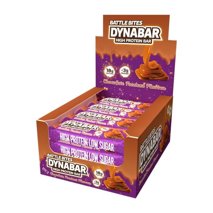 Battle Snacks DynaBar 12x60g - Chocolate Fondant - Protein Bar at MySupplementShop by Battle Bites