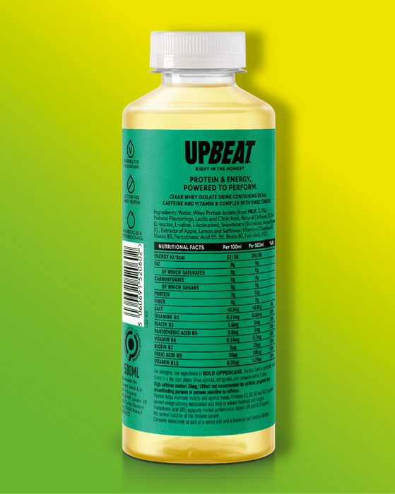 Upbeat Protein Energy 12x500ml - Whey Proteins at MySupplementShop by Upbeat