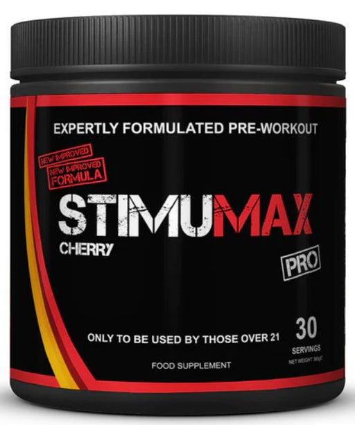 Strom Sports StimuMAX PRO V2 360g (Cherry) - Pre Workout at MySupplementShop by Strom Sports