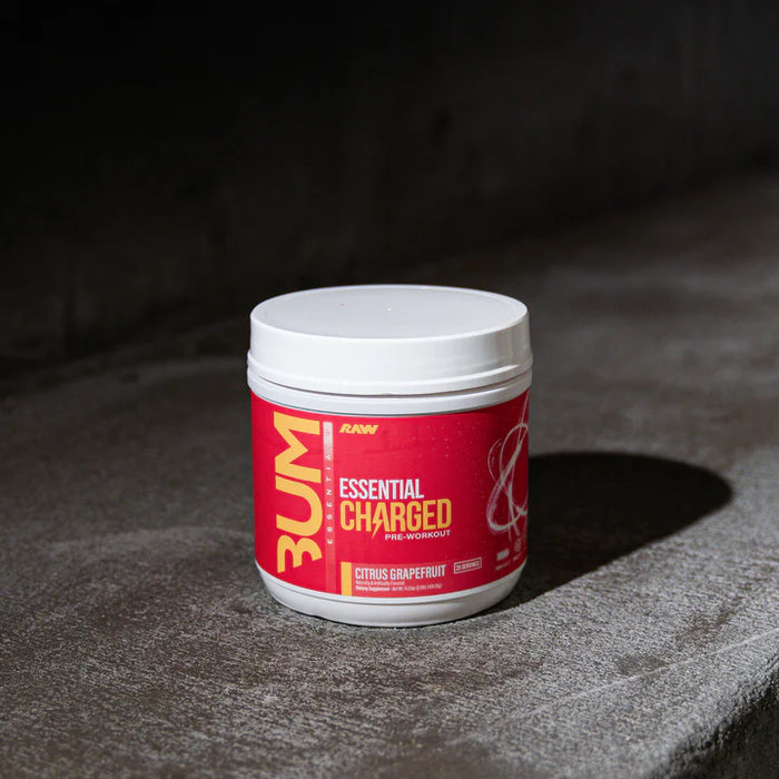 RAW Nutrition Essentials Charged 30 Serv - Citrus Grapefruit - Sports Nutrition at MySupplementShop by RAW Nutrition