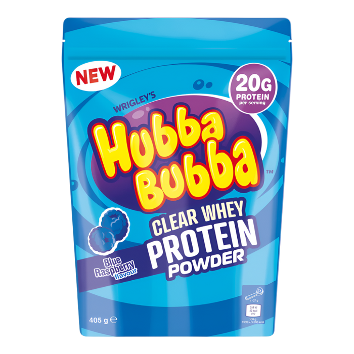 Hubba Bubba Clear Whey 405g Blue Raspberry