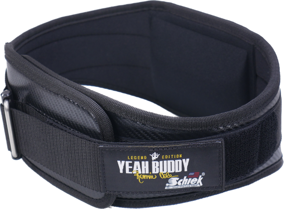 Schiek Model RCCF4006 Ronnie Coleman Legend Edition YEAH BUDDY! Carbon Fiber Weightlifting Belt -  at MySupplementShop by Schiek Sports