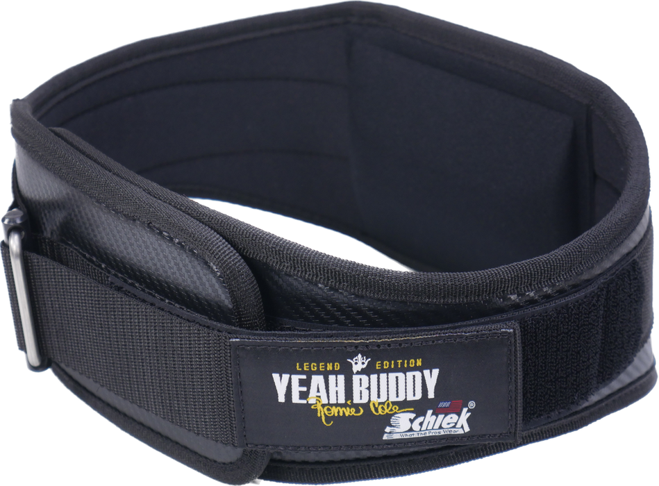 Schiek Model RCCF4006 Ronnie Coleman Legend Edition YEAH BUDDY! Carbon Fiber Weightlifting Belt -  at MySupplementShop by Schiek Sports