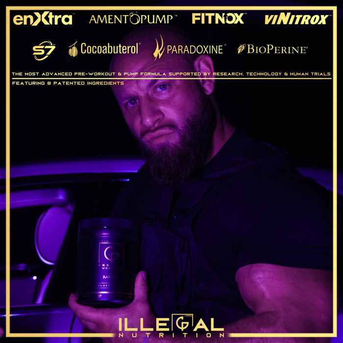 Illegal Nutrition Premium Pre-Workout (Stim + Pump) 193g - Pre Workout at MySupplementShop by Illegal Nutrition